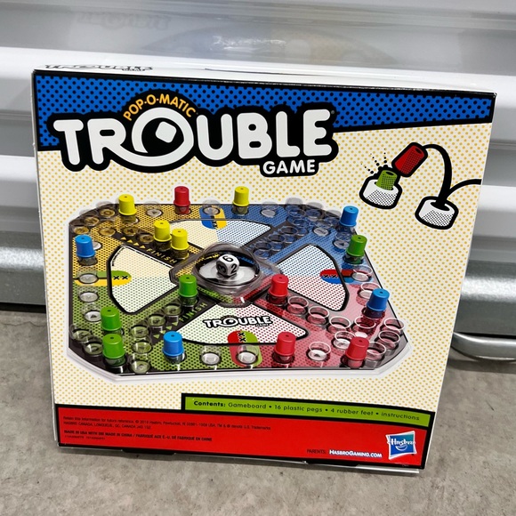 TROUBLE Board Game NEVER BEEN USED - Picture 2 of 3